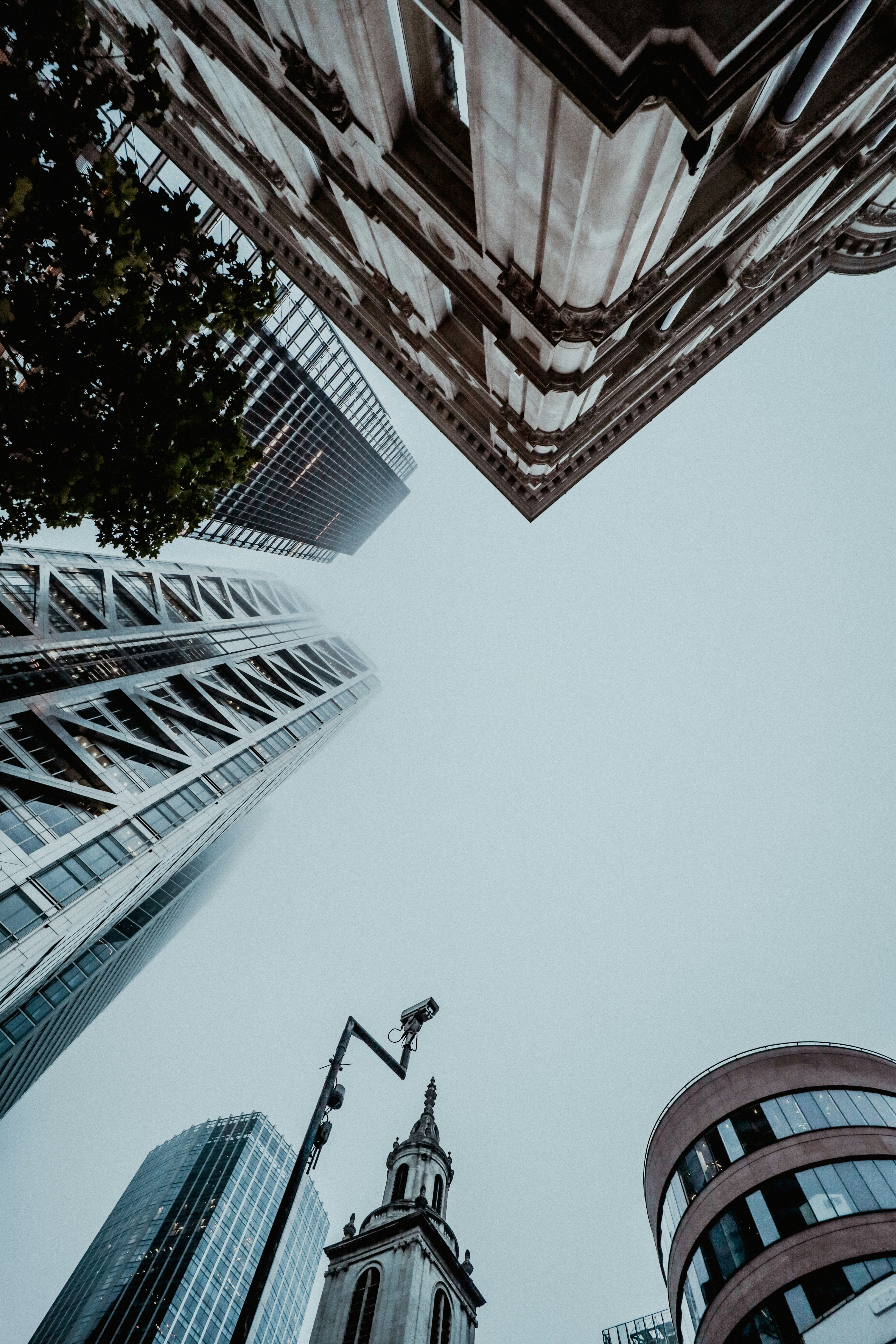 low angle photography of high rise building